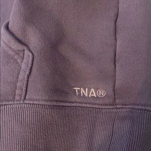 TNA Purple Pullover Hoodie Sweatshirt